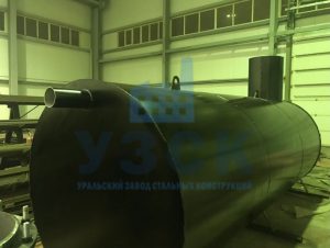 Резервуар горизонтальный стальной наземный в Дербенте
