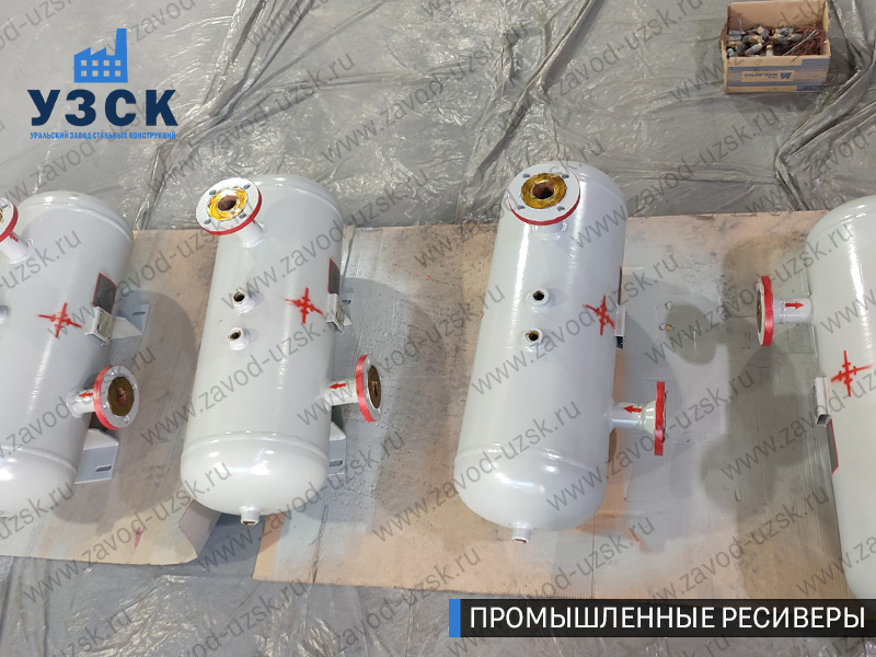 фотография емкостных ресиверов газа Дербент